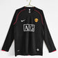 Manchester United Away Kit Retro Long Sleeves 07/08 Football Jersey