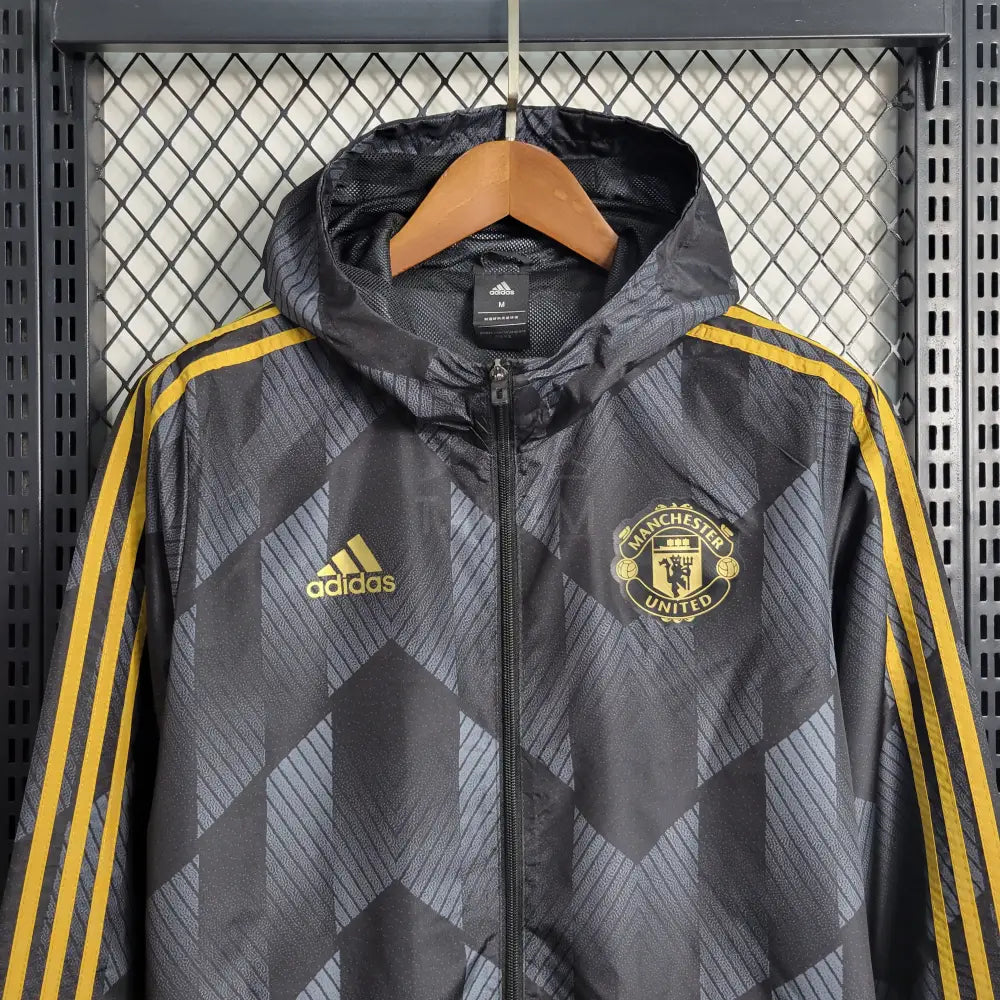 Manchester United Black Yellow Special Windbreaker 23/24