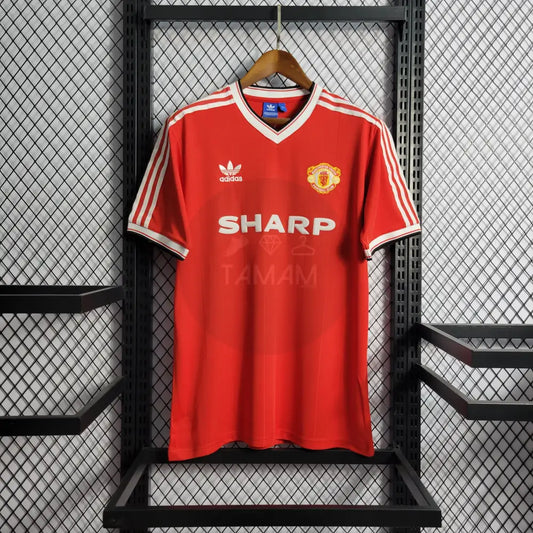 Manchester United Home Kit Retro 84/85 Football Jersey