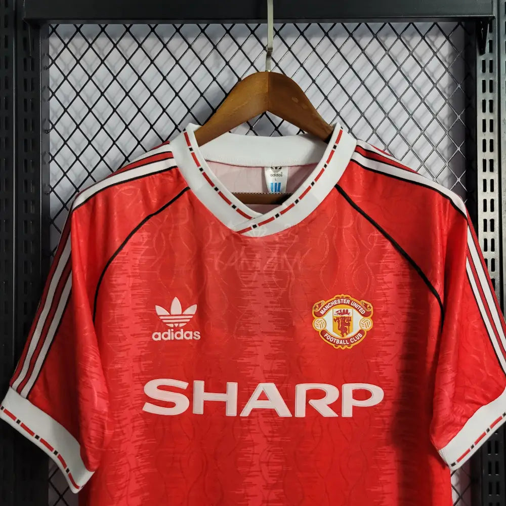 Manchester United Home Kit Retro 90/92 Football Jersey