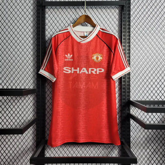 Manchester United Home Kit Retro 90/92 Football Jersey