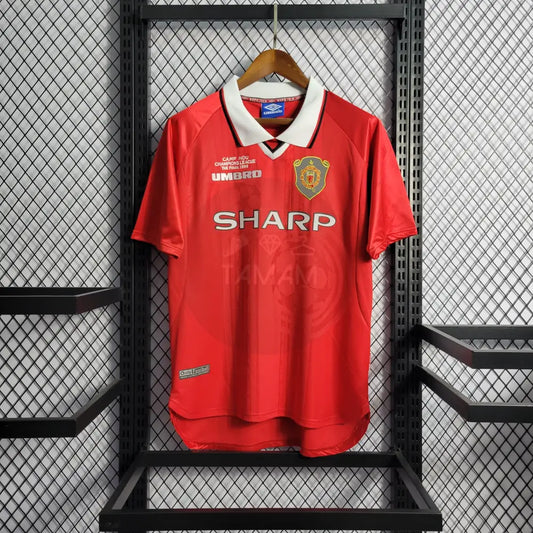 Manchester United Home Kit Retro 99/20 Football Jersey