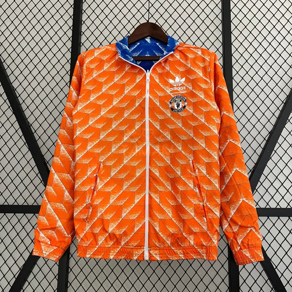 Manchester United Reversible Orange/Blue Windbreaker 23/24