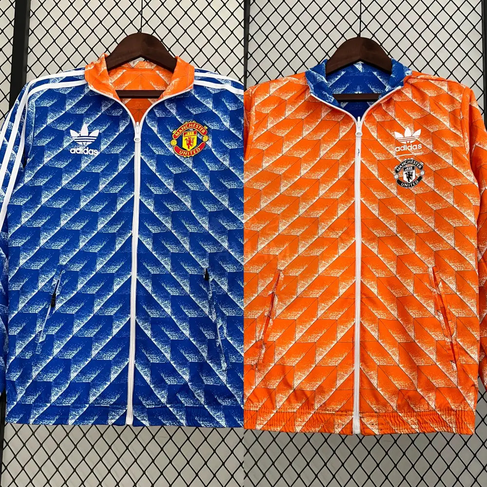 Manchester United Reversible Orange/Blue Windbreaker 23/24