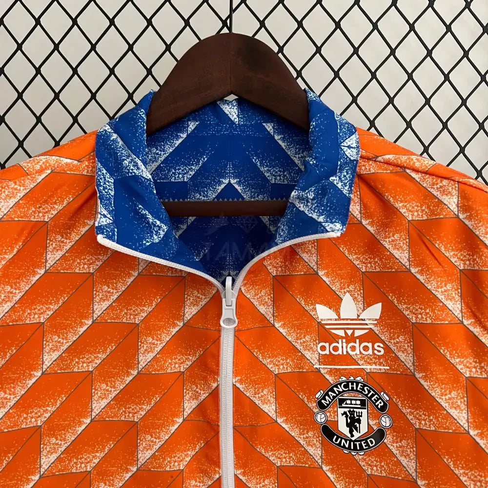 Manchester United Reversible Orange/Blue Windbreaker 23/24