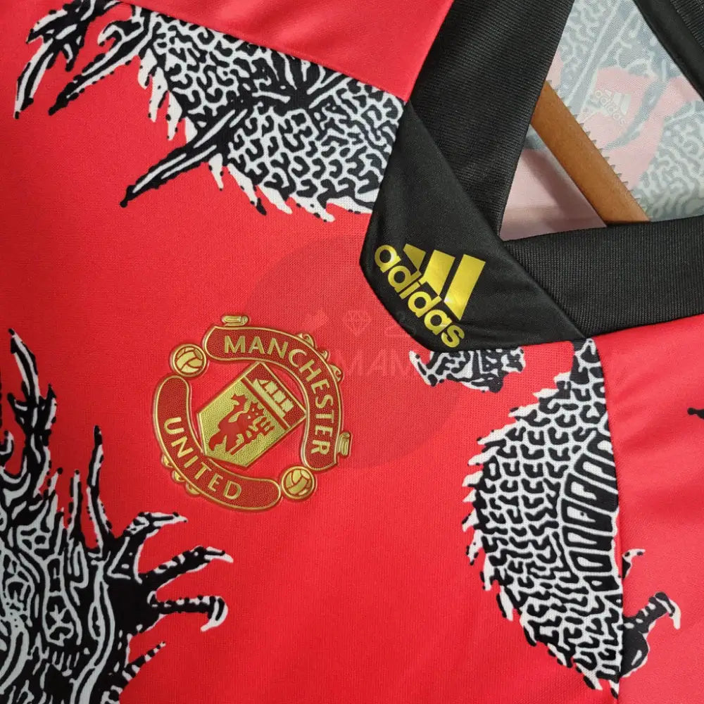 Manchester United Spring Festival China Dragon Special Edition Kit 19/20 Retro Football Jersey