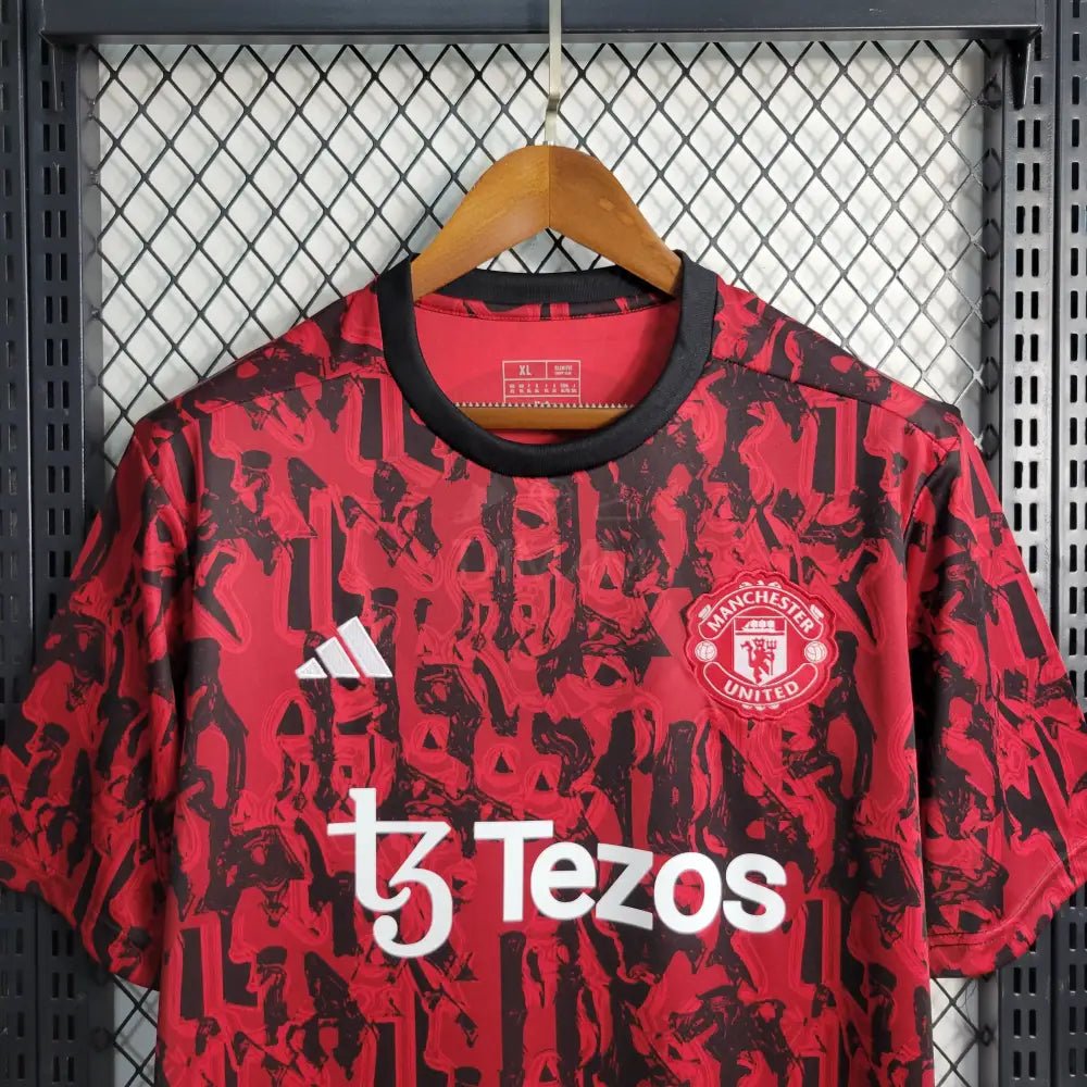 Manchester United Training Red Kit 23/24 Football Jersey