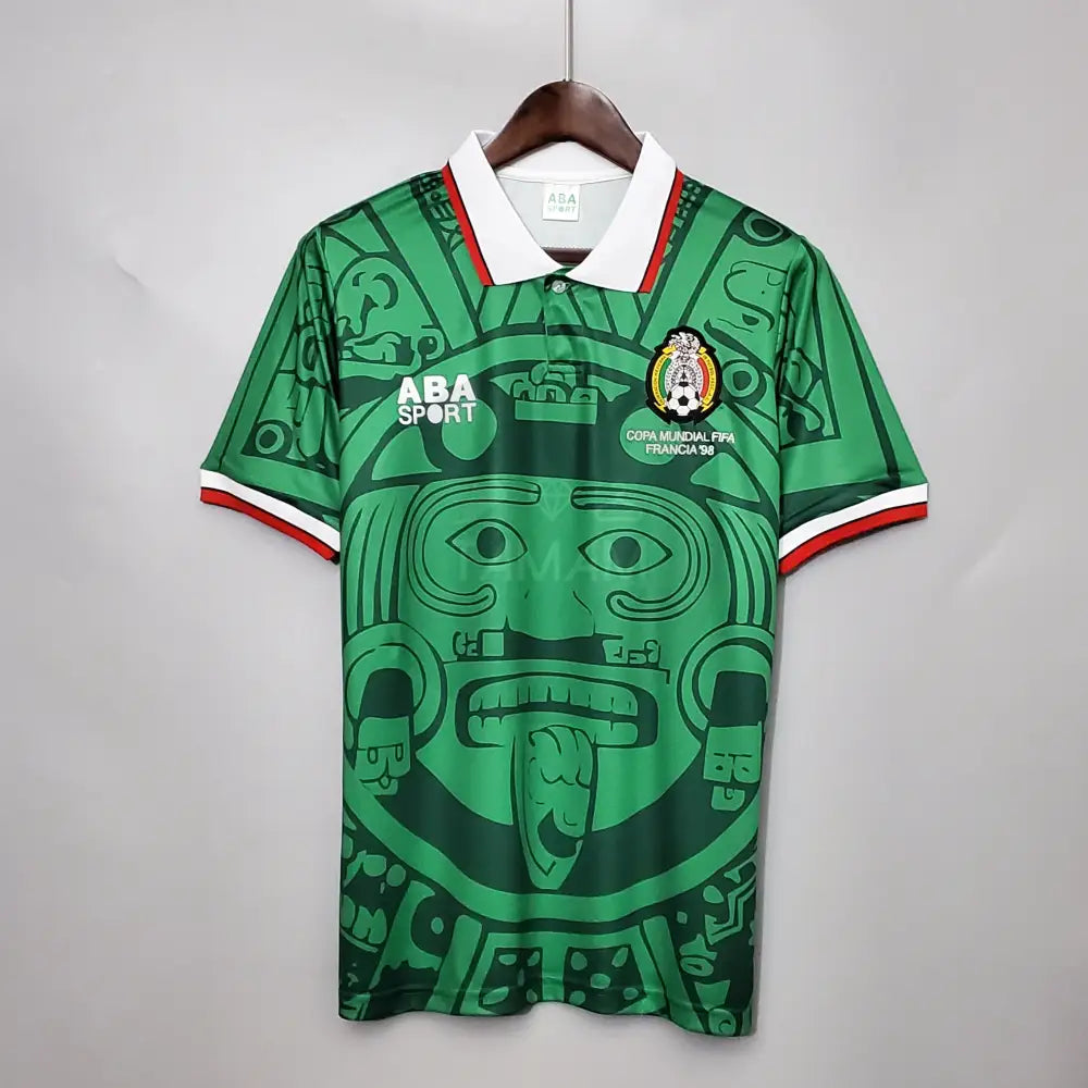Mexico Home Kit Retro 98 International Football Jersey