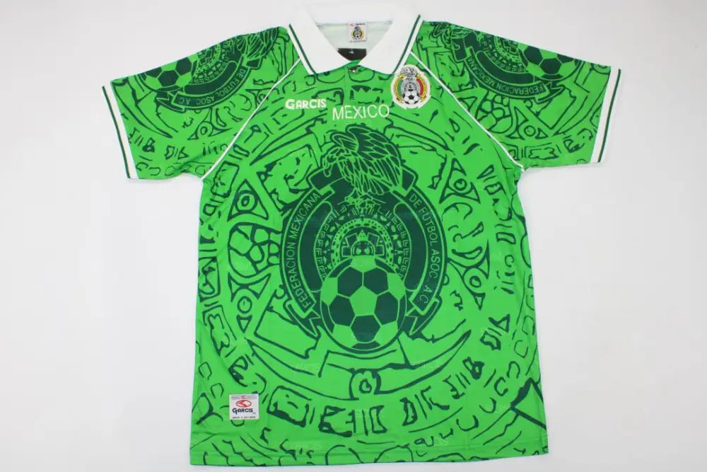 Mexico Home Kit Retro 99 International Football Jersey