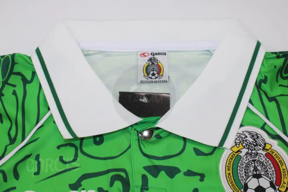 Mexico Home Kit Retro 99 International Football Jersey