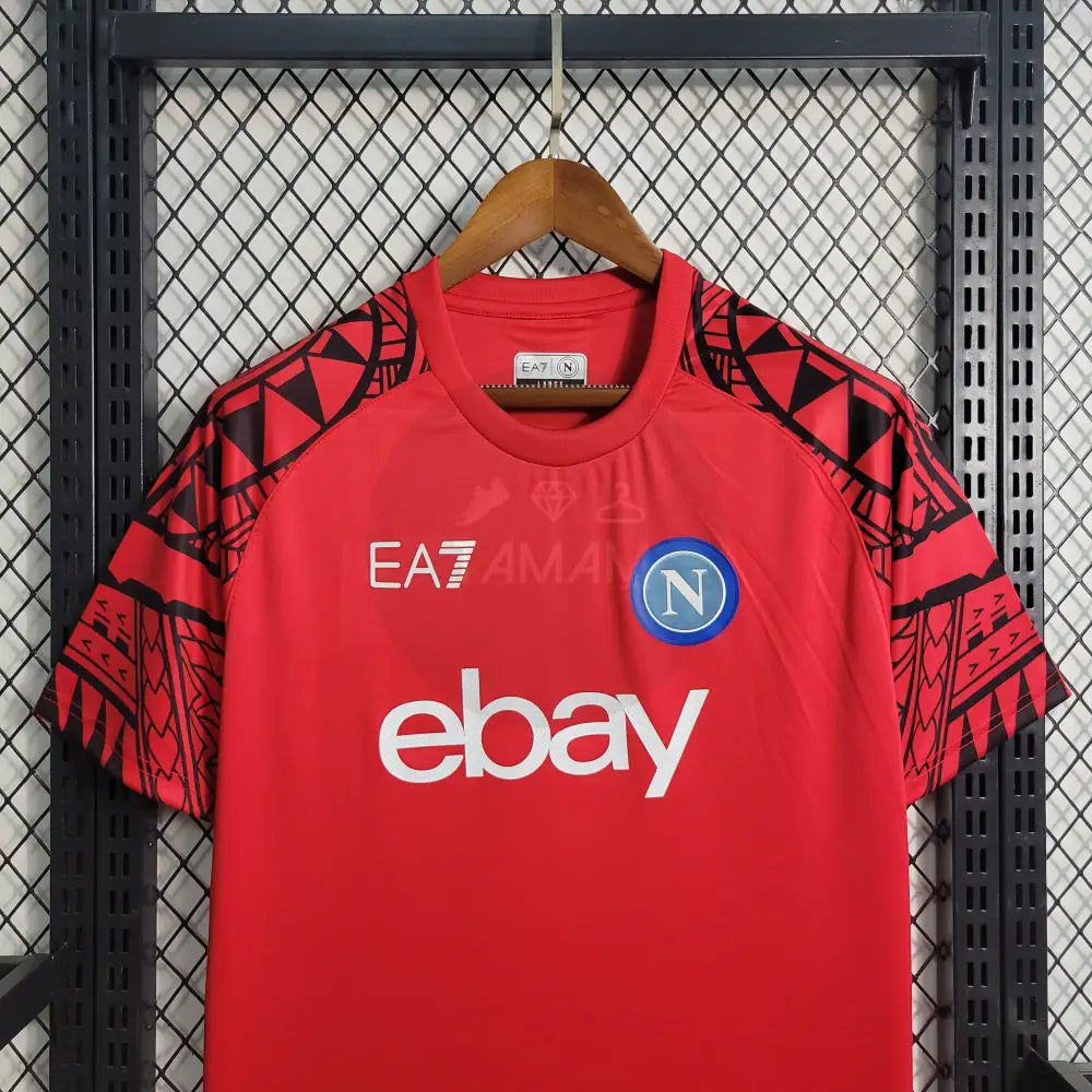 Napoli Red Training Kit 23/24 Football Jersey