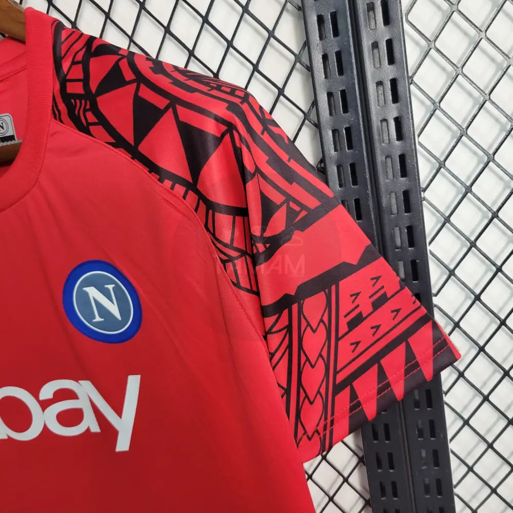 Napoli Red Training Kit 23/24 Football Jersey