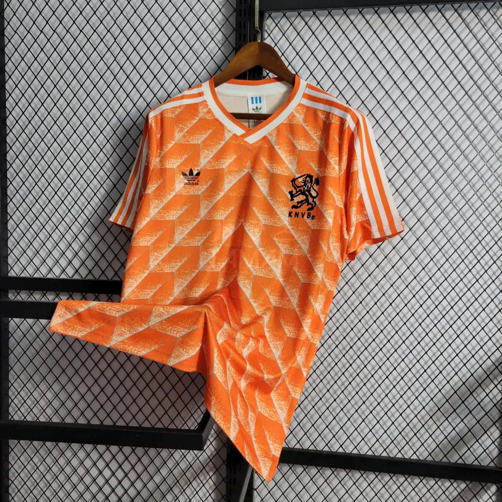 Netherlands Home Kit Retro 98 Football Jersey