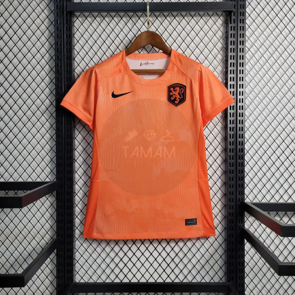 Netherlands Home Women Kit Wwc 23/24 International Football Jersey