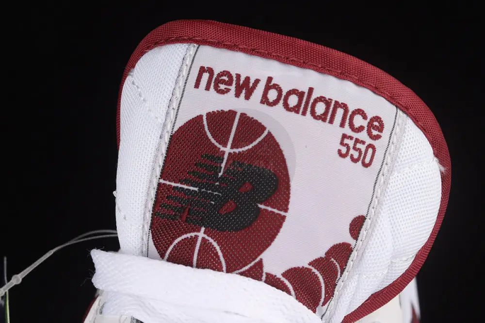 New Balance Bb550 Sea Salt/Burgundy/Black Shoes