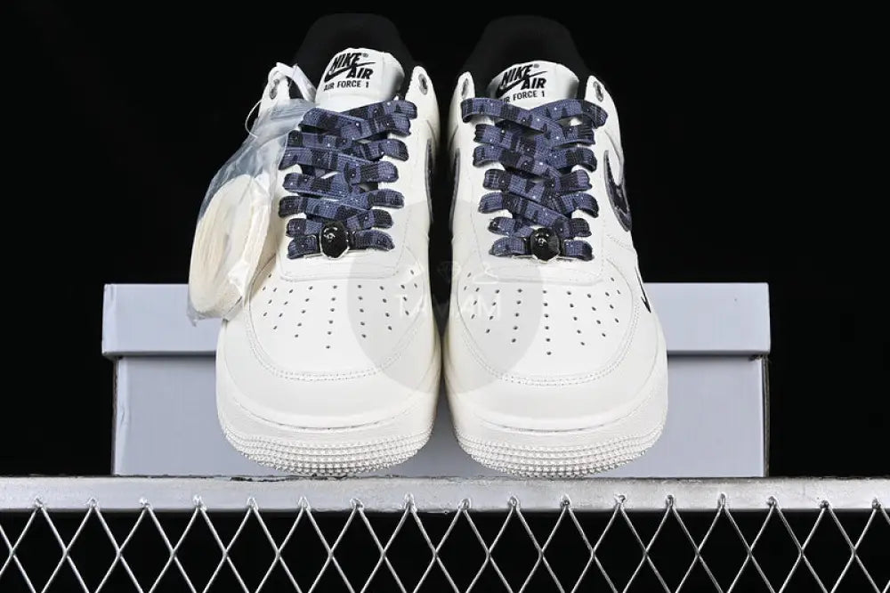 Nike Air Force 1 Low White Black Grey Tamam Mauritius