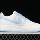 Nike Air Force 1 White And Blue Shoes