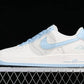 Nike Air Force 1 White And Blue Shoes