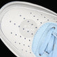 Nike Air Force 1 White And Blue Shoes