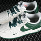 Nike Air Force 1 White And Green Shoes