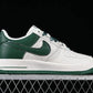 Nike Air Force 1 White And Green Shoes