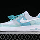 Nike Air Force Low White Blue And Green Shoes