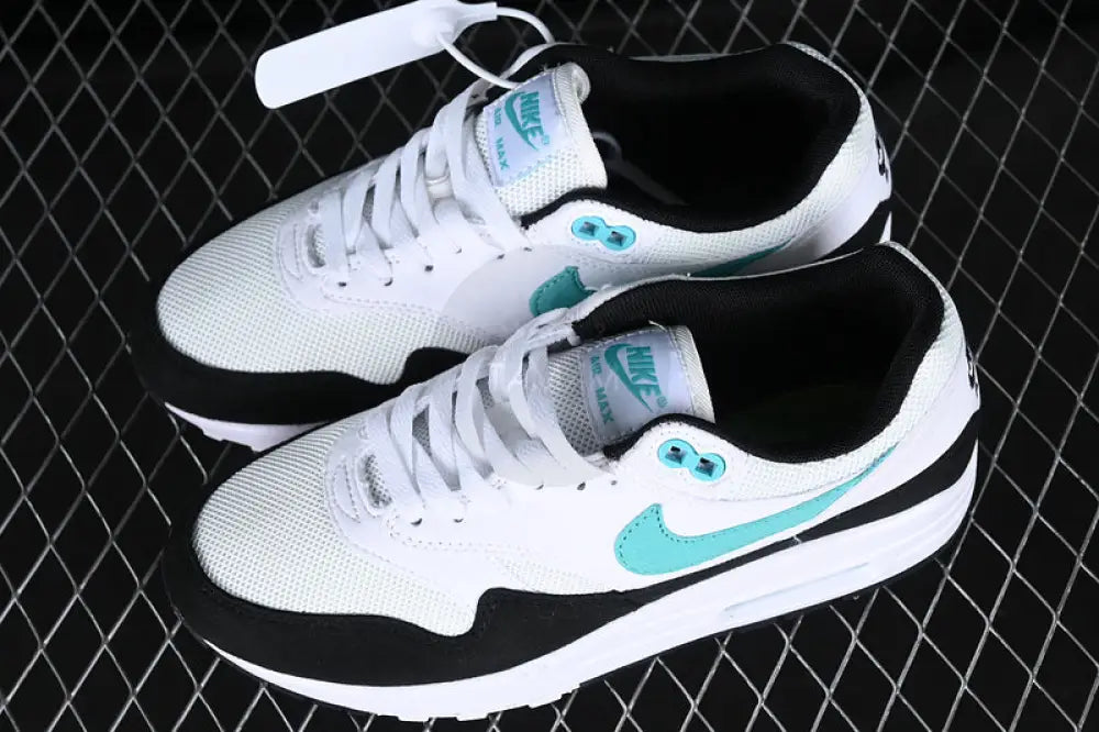 Nike Air Max 1 White/Black/Blue Shoes