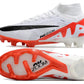 Nike Air Zoom Mercurial Superfly Ix Elite Fg White/Orange Soccer Cleats