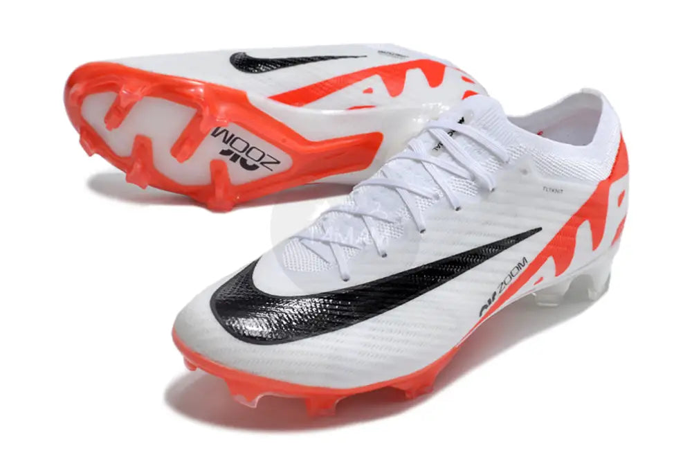 Nike Air Zoom Mercurial Vapor Ix Elite Fg White/Orange Soccer Cleats