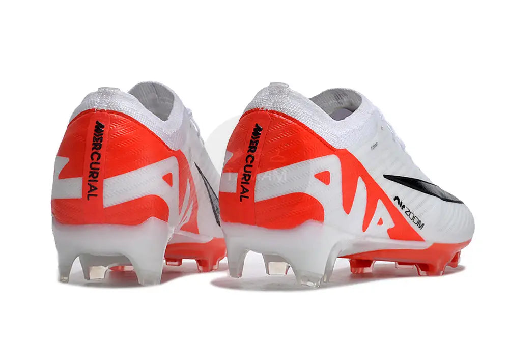 Nike Air Zoom Mercurial Vapor Ix Elite Fg White/Orange Soccer Cleats