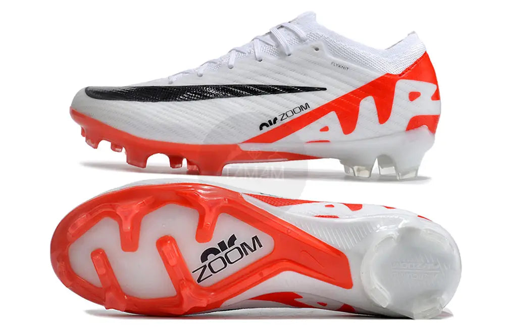 Nike Air Zoom Mercurial Vapor Ix Elite Fg White/Orange Soccer Cleats