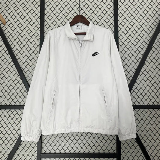 Nike Club Rainbow Embroidered Jacket White Windbreaker