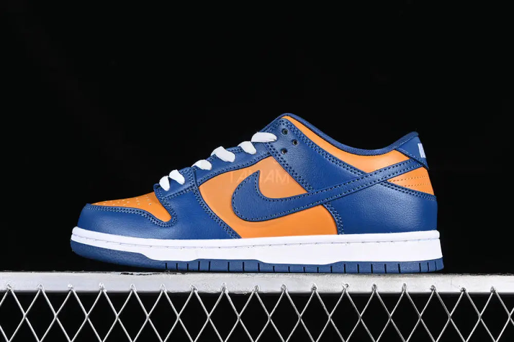 Nike Dunk Low Pro White Blue And Yellow Shoes