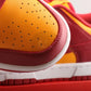 Nike Dunk Low Retro Burgundy Gold Shoes