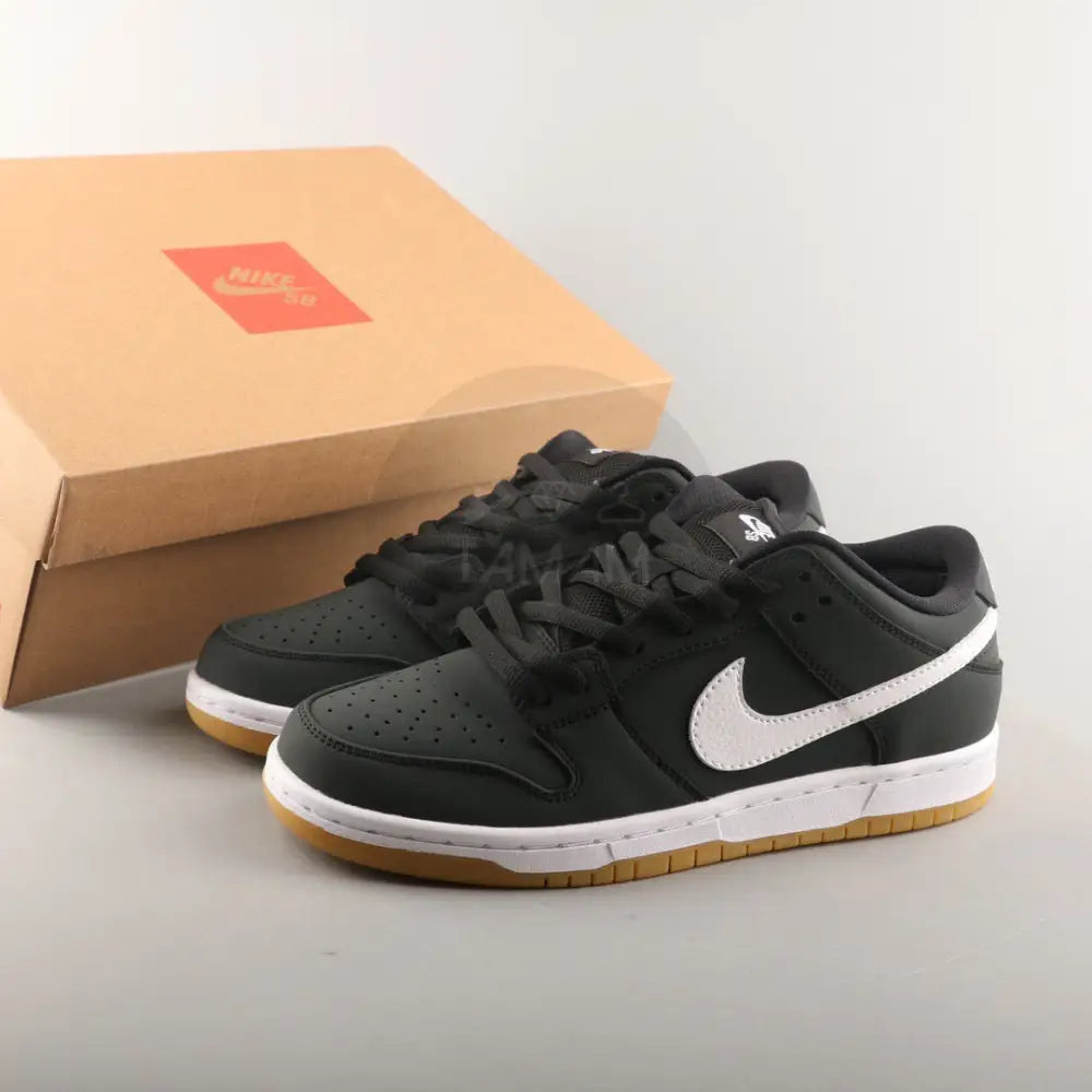 Nike Dunk Sb Low Pro Iso ’Orange Label’ Black And White Shoes