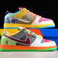 Nike Dunk White/Pink/Gold/Black/Orange Shoes