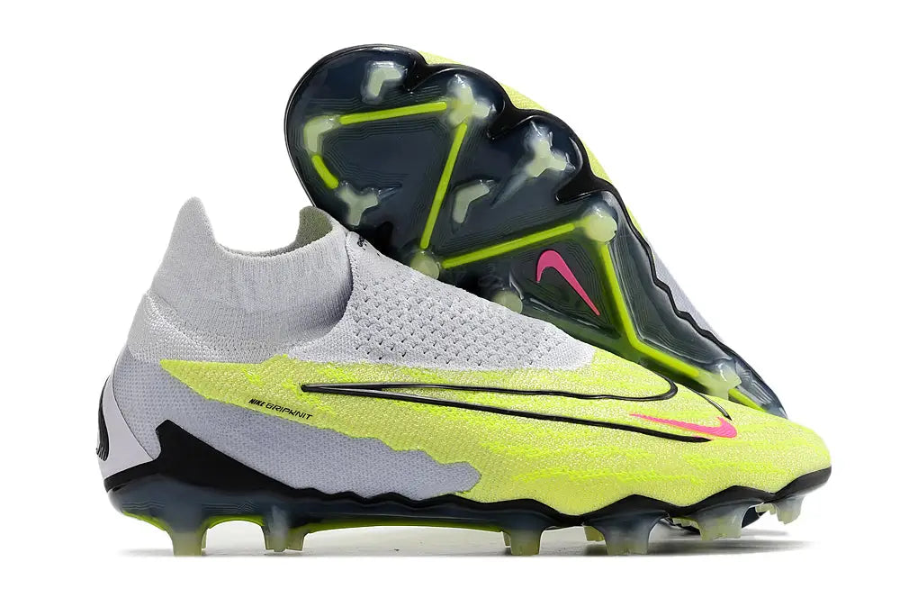 Nike Phantom Gx Elite Df Fg Luminous - Barely Volt/Gridiron/Barely Grape Soccer Cleats