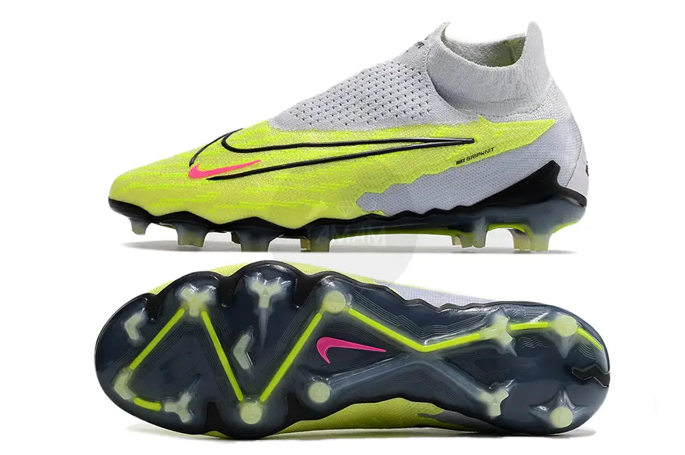 Nike Phantom Gx Elite Df Fg Luminous - Barely Volt/Gridiron/Barely Grape Soccer Cleats