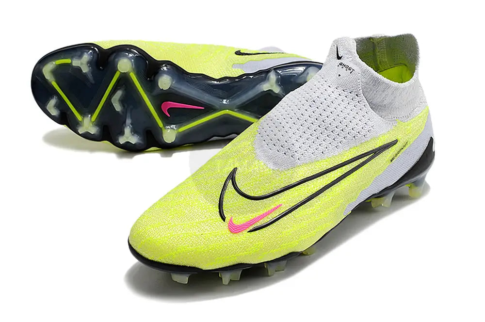 Nike Phantom Gx Elite Df Fg Luminous - Barely Volt/Gridiron/Barely Grape Soccer Cleats