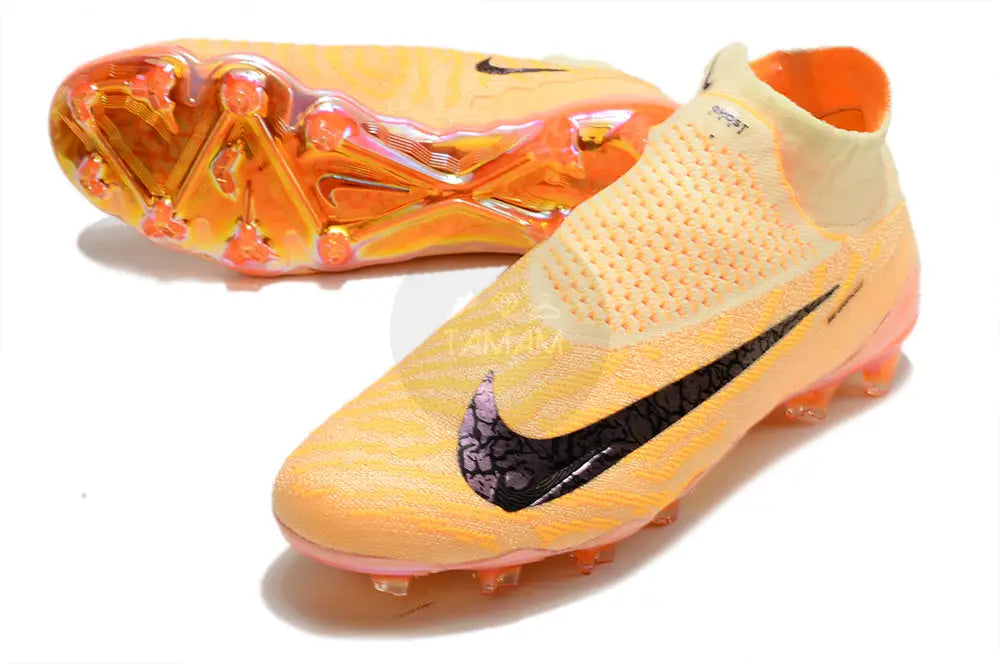 Nike Phantom Gx Elite Df Fg Se Blaze - Citron Tint/Burgundy Crush Soccer Cleats