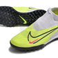Nike Phantom Gx Elite Df Link Tf Artificial Turf - Grey/Green/Pink Soccer Cleats