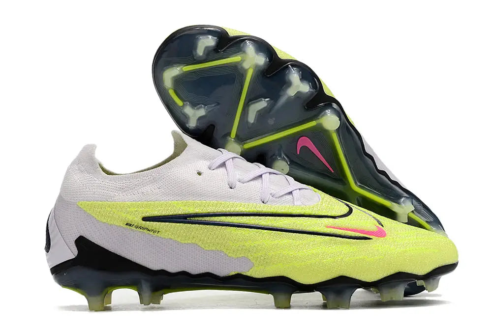 Nike Phantom Gx Elite Fg Luminous - Barely Volt/Gridiron/Barely Grape Soccer Cleats