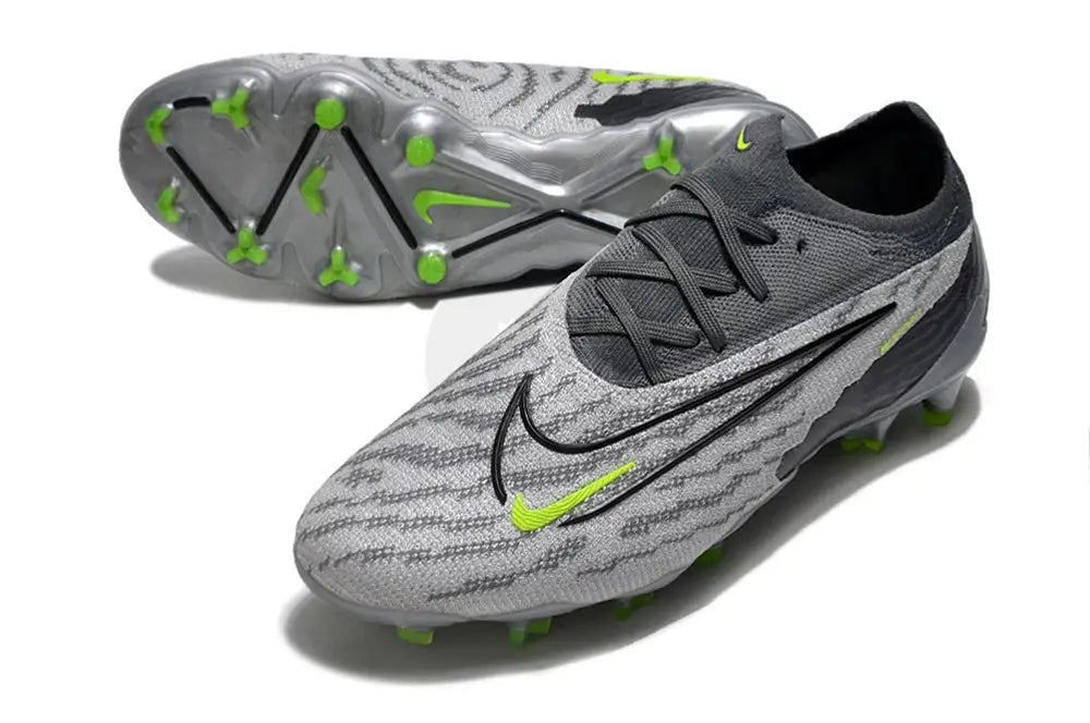 Nike Phantom Gx Elite Fg R9 - Chrome/Green Soccer Cleats