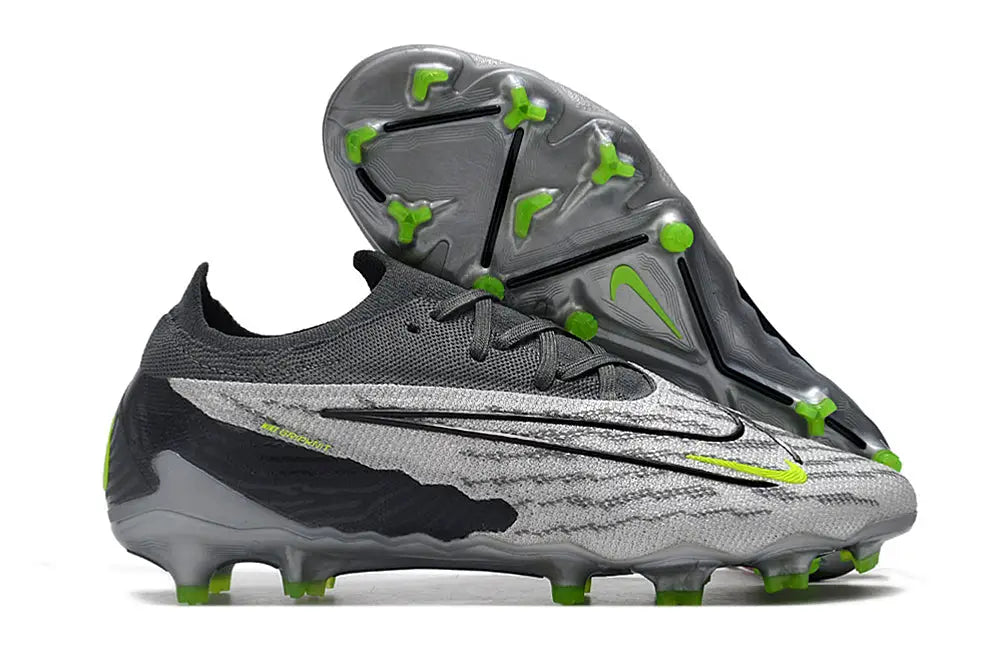 Nike Phantom Gx Elite Fg R9 - Chrome/Green Soccer Cleats