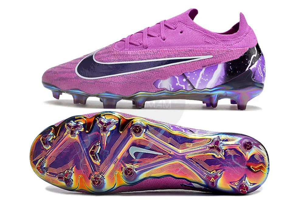 Nike Phantom Gx Elite Fg Thunder - Purple/Black/White Soccer Cleats