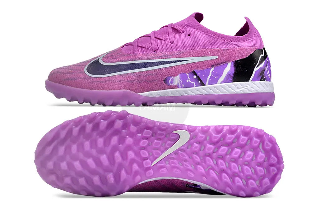 Nike Phantom Gx Elite Tf Artificial Turf- Purple/Black/White Soccer Cleats