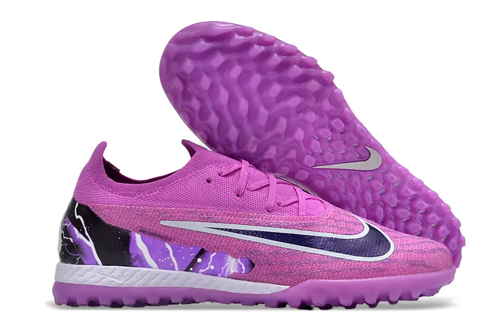 Nike Phantom Gx Elite Tf Artificial Turf- Purple/Black/White Soccer Cleats