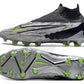 Nike Phantom Gx R9 Chrome Elite Df Fg - Black/Grey/Green Soccer Cleats