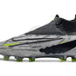 Nike Phantom Gx R9 Chrome Elite Df Fg - Black/Grey/Green Soccer Cleats