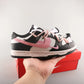 Nike Sb Dunk Low Three Hook Straps Black And White Deconstructed Drawstring Laces Shoes